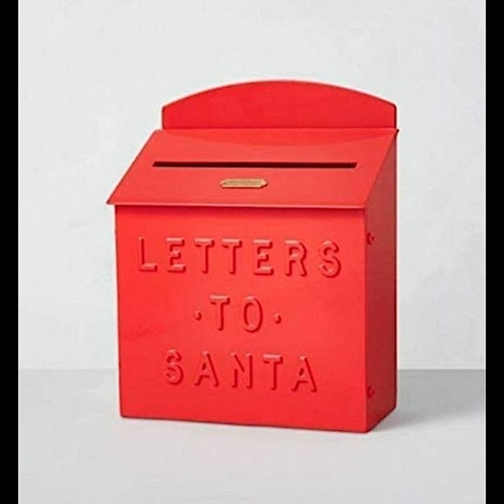 HEARTH & HAND | NWT Letters to Santa Metal Mailbox Red SOLD OUT